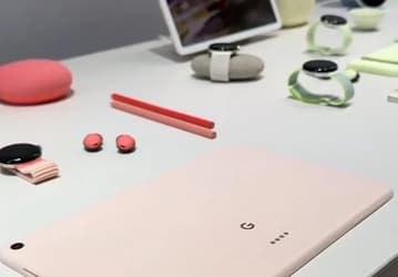 Пастельные тона и узнаваемый дизайн Pixel. Планшет Google Pixel засветился во время Миланского мебельного салона