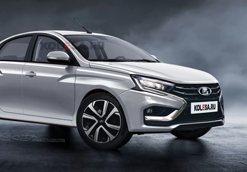 Lada Granta 2 показали целиком на качественных изображениях