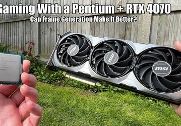 Что будет, если собрать ПК из 600-долларовой GeForce RTX 4070 и 90-долларового Pentium G7400. Эксперимент показал, насколько такой ПК хорош в играх
