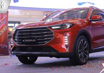 Вот это скорость. В России начали продавать новейшие кроссоверы Jetour X70 Plus