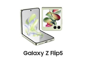 Появились качественные изображения Samsung Galaxy Z Flip5 с нестандартным экраном
