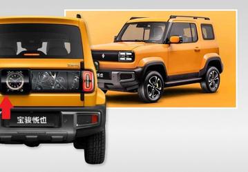 Такого ещё не было. «Китайский Suzuki Jimny» получил огромный аналог Apple Watch на кузове