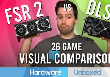 Битва Nvidia DLSS 2 и AMD FSR 2 в 26 играх закончилась уверенной победой первой технологии