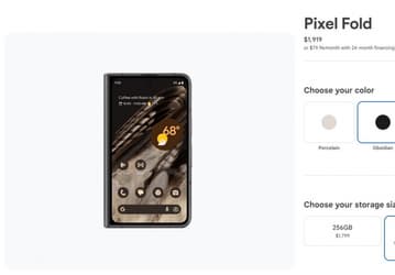Складной смартфон Google Pixel Fold за 2 тыс. долларов раскупили в США