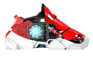 Один из самых необычных фирменных готовых ПК. Компьютер-кроссовка Cooler Master Sneaker X выходит на рынок с ценой 6000 долларов