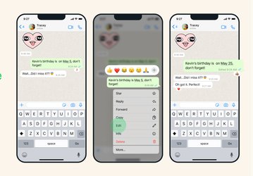 Официально: отправленные сообщения в WhatsApp теперь можно редактировать