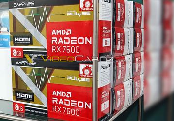 Это бюджетная Radeon RX 7600. Фотографии упаковок с адаптерами уже попали в Сеть