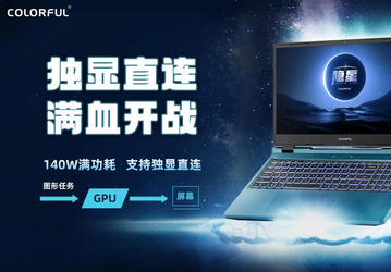 16 дюймов и GeForce RTX 4060 Laptop за 765 долларов. Представлен ноутбук Colorful Hidden Star 2023