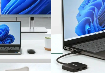Подключить два дисплея к ноутбуку через один порт USB-C. Представлена новая док-станция Plugable