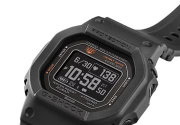 Классический дизайн Casio, но с умными функциями. Представлены часы G-Shock DWH5600