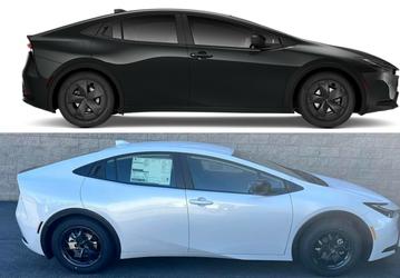 И тут Toyota не стала экономить: под колпаками самой дешёвой Toyota Prius 2023 скрываются легкосплавные диски