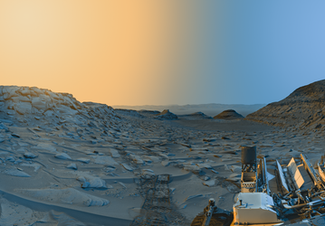 «Полученный образ поражает». Ровер-ветеран NASA Curiosity запечатлел марсианское утро и полдень на новой «открытке»