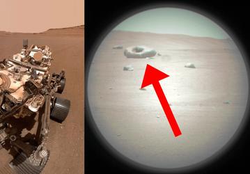 NASA Perseverance нашёл на Красной планете «марсианский пончик»