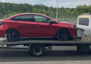 Первый спортивный седан Omoda S5 GT прибыл в Москву