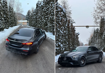 В России появился особенный Mercedes-AMG E 63 почти без пробега — один из последних с V8