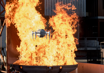 Представлен уникальный дрон FireDrone: он может выдерживать температуру до 200 °C