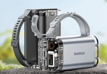 40 000 мА·ч, 100 Вт и IP67 — за 140 долларов. Представлен крутой мобильный аккумулятор Momax с полупрозрачным корпусом