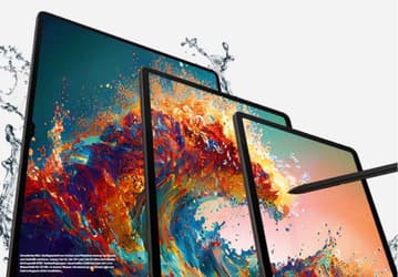 Всю линейку планшетов Samsung Galaxy Tab S9 показали на одной картинке. Она говорит о наличии водозащиты