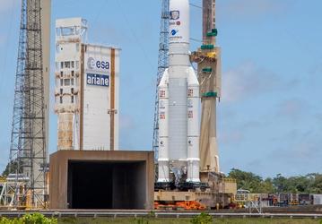 5 июля европейская ракета Ariane 5 отправится в свой последний полет. Она выведет на орбиту немецкий спутник связи и французский военный спутник