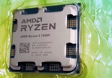 Самый дешёвый Ryzen 7000 в первом тесте выступает на уровне Ryzen 5 7600X. При этом Ryzen 5 7500F будет лишён iGPU
