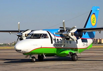 Узбекистан получил первый самолёт L-410, который пропустили через «водяные ворота». Российской альтернативы нет