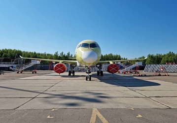 Сертификационные статические испытания самолета SSJ New с российским двигателем ПД-8 завершатся в ноябре-декабре 2023 года