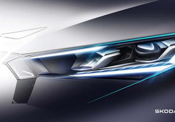Недорогие новые Skoda Scala и Skoda Kamiq получат премиальную опцию от старших моделей — матричные фары