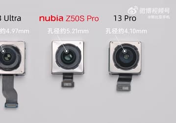 Наглядная демонстрация преимущества камеры Nubia Z50S Pro над камерой Xiaomi 13 Ultra. Разборка новинки показывает особенности главного модуля