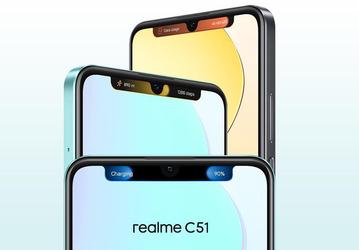 Смартфон Realme C51 получит элемент Mini Capsule, который имитирует Dynamic Island
