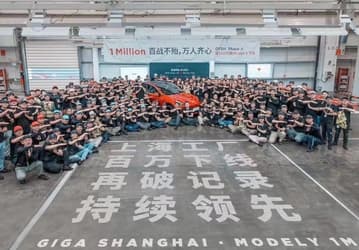 Гигафабрика Tesla Shanghai выпустила миллионную Tesla Model Y. Завод отгрузил рекордное количество машин в июне