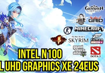 А вот тут Intel удивляет. 6-ваттный CPU Processor N100 вполне можно использовать в играх, хотя и со множеством оговорок