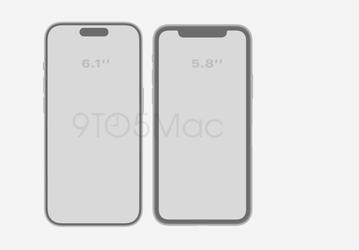 Наглядно о том, как сильно уменьшится рамка у iPhone 15 в сравнении с iPhone X и более поздними моделями. Появились сравнительные изображения