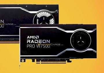 AMD больше не будет использовать 64-битную шину в игровых видеокартах? Параметры адаптеров Radeon Pro W7600 и W7500 позволяют надеяться на это