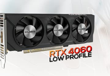 Уникальная крохотная GeForce RTX 4060. Представлена низкопрофильная Gigabyte GeForce RTX 4060 OC Low Profile 8G