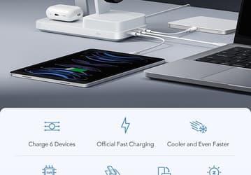 Первая в мире сертифицированная Apple зарядка MagSafe 6-в-1. Представлено ЗУ ESR мощностью 100 Вт