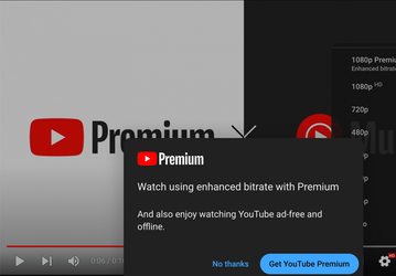 Повышенное качество видео 1080p, но не бесплатно. Такой режим стал доступен в браузерной версии YouTube
