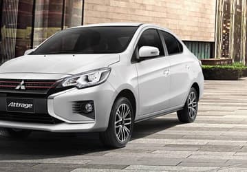 В Россию привезли партию седанов Mitsubishi Attrage: расход 4,9 л/100 км, две педали и цена 1,6 млн рублей