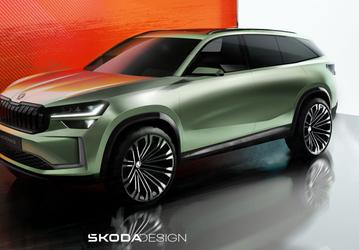 Это совершенно новый Skoda Kodiaq. Новейший кроссовер показали на официальных изображениях