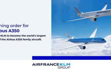 Air France-KLM переходит на дальнемагистральные самолёты Airbus A350 из-за закрытого неба над Россией