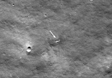 В NASA показали спутниковое фото места падения «Луны-25»