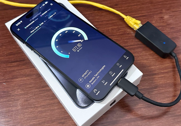 Зачем подключать iPhone 15 к кабелю Ethernet? Для максимальной скорости