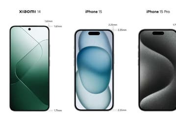 Xiaomi 14 превзошёл iPhone 15 и iPhone 15 Pro: у него более тонкая рамка экрана