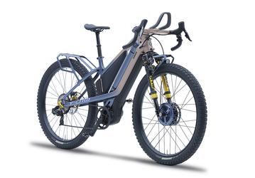 Представлен полноприводный электровелосипед Yamaha Y-01W AWD — с покрышками Pirelli и подвеской KYB