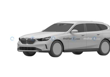Новейшая BMW 5-series Touring рассекречена на патентных изображениях