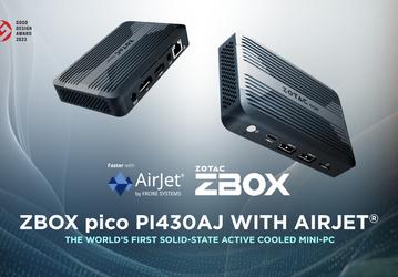 Первый в мире мини-ПК с твердотельной системой охлаждения. Zotac Zbox PI430AJ объёмом 210 миллилитров предлагает Core i3 и бесшумную работу
