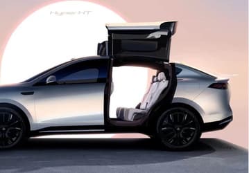 Аналог Tesla Model X с «крыльями чайки» более чем вдвое дешевле оригинала. Представлен GAC Aion Hyper HT