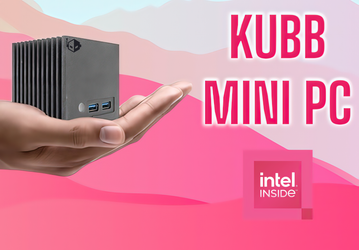 Крошечный мини-ПК размерами около 8 х 8 см. Представлен KUBB Mini 8x8cm Fanless Mini PC