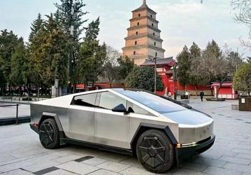 Tesla Cybertruck, который сложно будет выпустить в Китае, отправился в национальный тур по стране