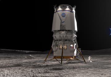 Гиганты космической индустрии Blue Origin и SpaceX устремили свои усилия на создание грузовых версий лунных аппаратов