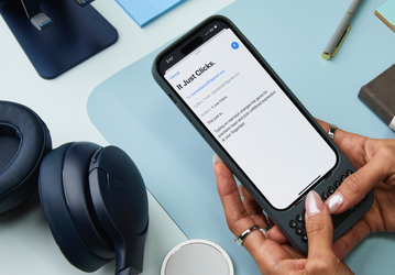 Физическая клавиатура для iPhone 14 Pro, 15 Pro или 15 Pro Max. Представлен уникальный чехол Clicks